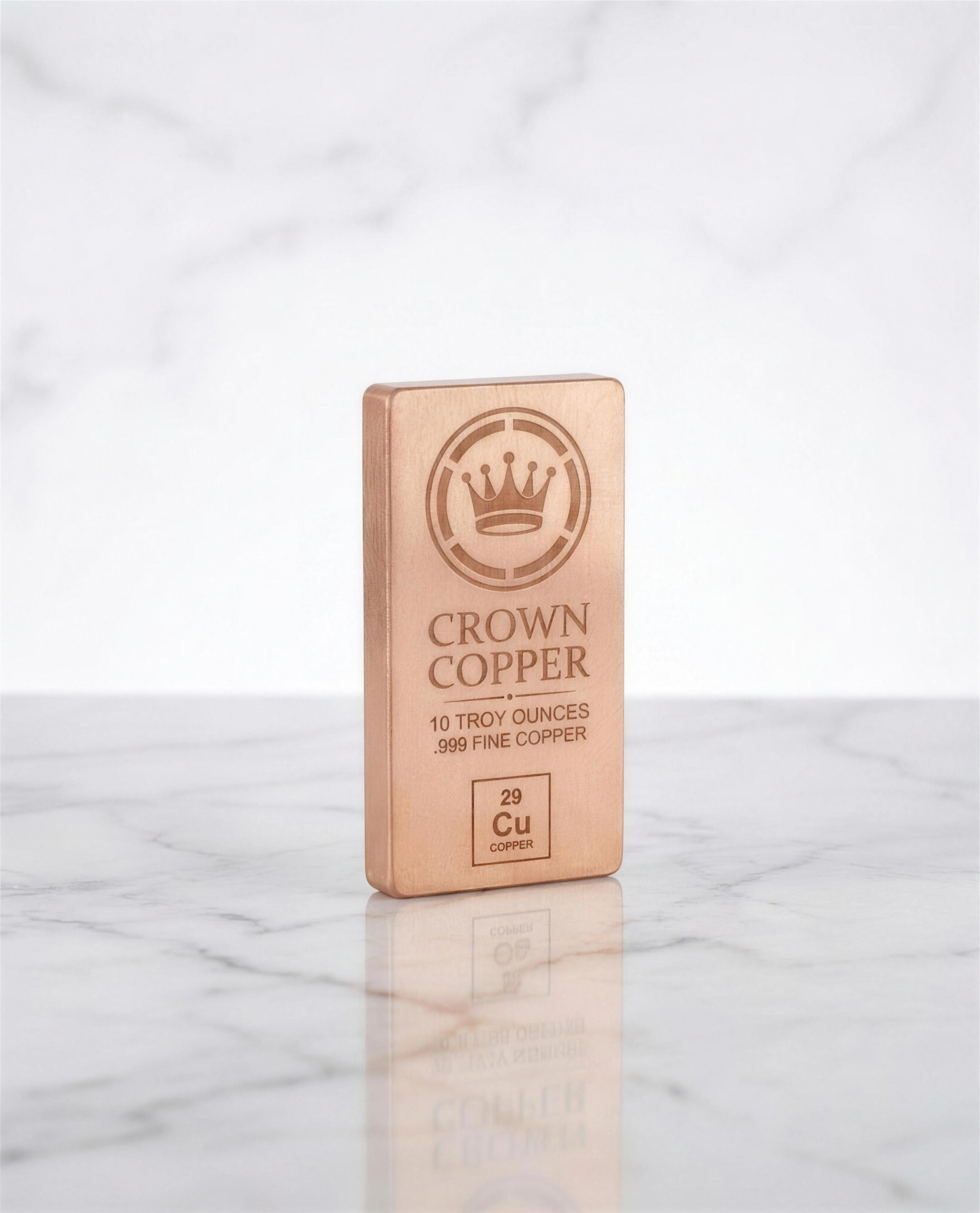 Crown Copper — 10 Troy Ounce Bar
