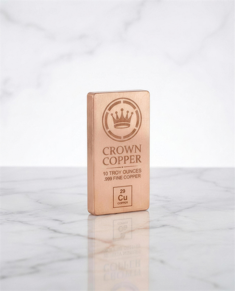 Crown Copper — 10 Troy Ounce Bar