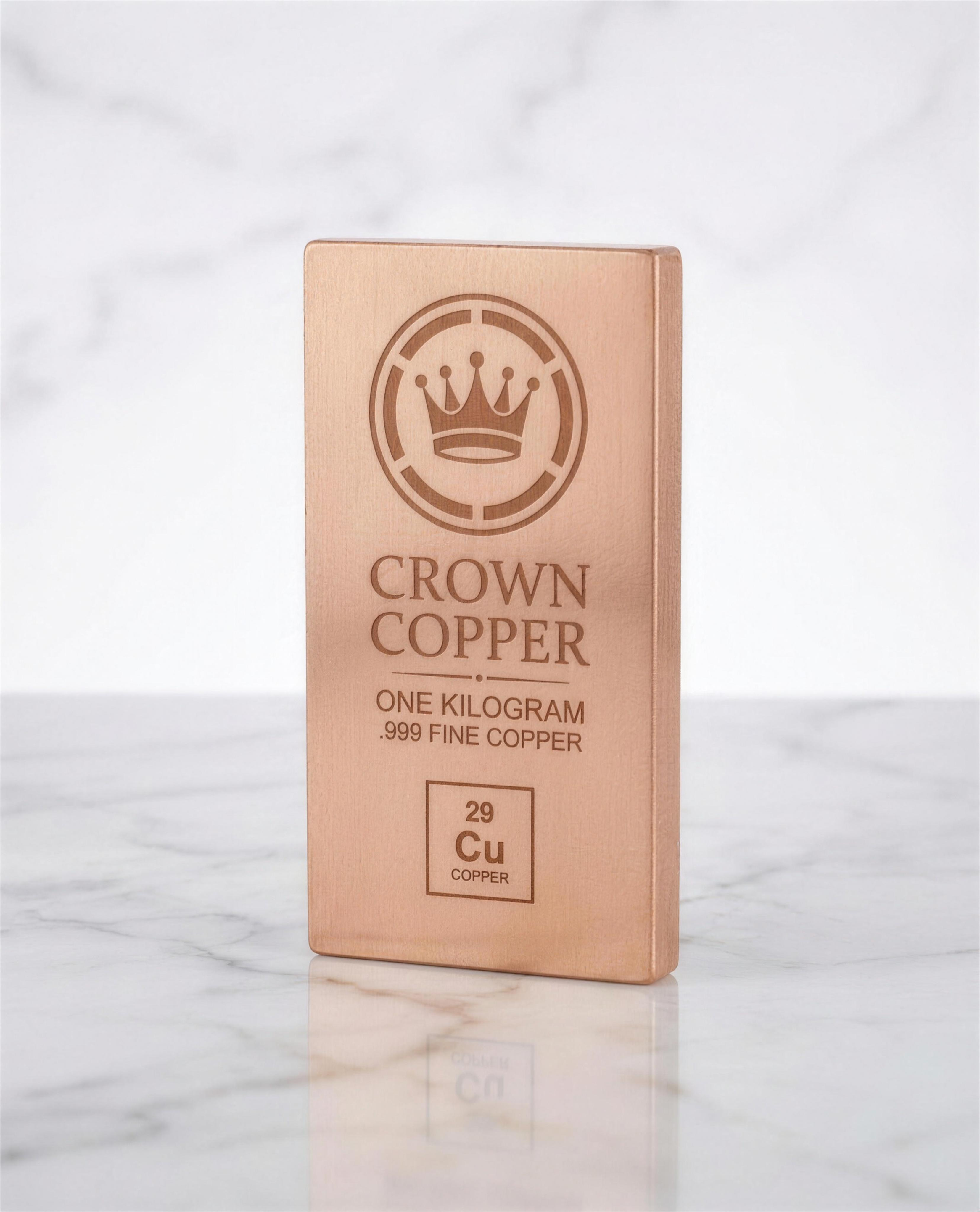 Crown Copper — One Kilogram Bar