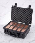 Crown Copper case of ten one-kilogram .999 fine copper bars in a black hard-shell carrying case